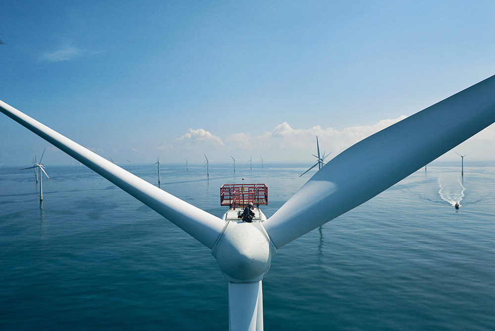 Courtesy Vattenfall: Horns Rev 1 wind farm